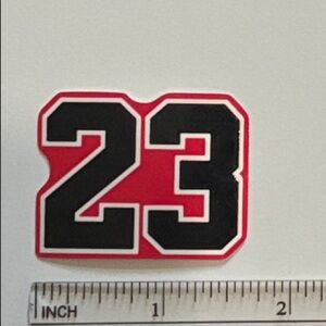 Number 23 Michael Jordan Vinyl Sticker Waterproof Water Bottle Skateboard Phone